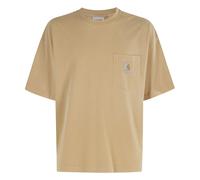 Carhartt Wip - Hudson Pocket T-Shirt - Homme - Tops - Brun - Taille: S