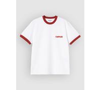 Carhartt Wip, Homme, Tops, Blanc, Taille: M S/S IP Ringer T-Shirt