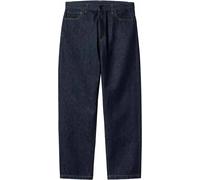 Carhartt WIP - Jean à la coupe classique - Aaron Pant Denim Blue Rinsed pour Homme en Coton - Taille 42 FR - Blanc Blanc 42 FR