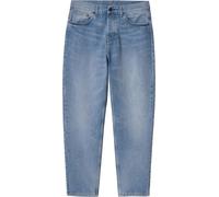 Carhartt WIP - Jean en coton biologique - Newel Pant Blue Light Used Wash en Coton - Taille 42 FR - Bleu Bleu 42 FR