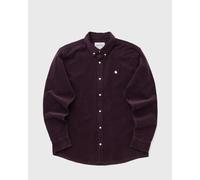 Carhartt WIP L/S Madison Fine Cord Shirt men Longsleeves purple taille: XL