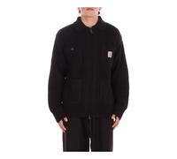 Carhartt Wip - Logo Zip Sweater - Homme - Pulls - Noir - Taille: M