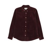 CARHARTT WIP Chemise en velours côtelé MADISON rouge foncé | L