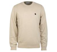 Carhartt WIP Madison Pull En Tricot Beige Mur - Pull En Laine D'Agneau
