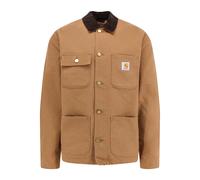 Carhartt WIP - Veste en coton biologique - Michigan Coat Canvas Hamilton Brown Tobacco Rinsed pour Homme en Coton - Taille L - Marron Marron L