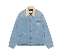 Carhartt WIP - Blouson en jean - OG Detroit Jacket Blue / Dusty Hamilton Brown pour Homme en Nylon - Taille S - Bleu Bleu S