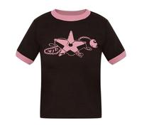 Carhartt Wip - T-shirt Ringer Outlaw Star - Femme - Tops - Brun - Taille: 42 FR