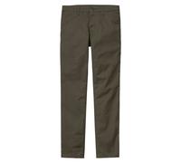 Carhartt WIP - Pantalon chino - Sid Pant Stretch Twill Cypress Rinsed pour Homme en Coton - Taille 39 FR - Vert Vert 39 FR