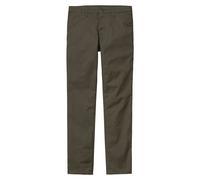 Carhartt WIP - Pantalon chino - Sid Pant Stretch Twill Cypress Rinsed pour Homme en Coton - Taille 44 FR - Vert Vert 44 FR