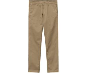 Carhartt WIP - Pantalon chino - Sid Pant Stretch Twill Leather Rinsed en Coton - Taille 44 FR - Beige Beige 44 FR