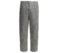 Carhartt wip pantalon de travail homme gris en coton rayé - S
