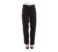 Carhartt Wip - Pantalon en coton avec fermeture éclair - Femme - Pantalons - Noir - Taille: W29