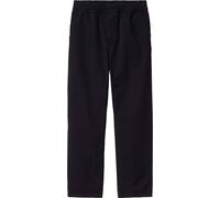 Carhartt WIP - Pantalon en coton biologiquelogique - Flint Pant Black Garment Dyed en Coton - Taille M - Noir Noir M