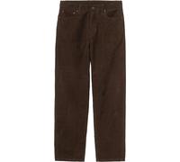 Carhartt WIP - Pantalon velours à coupe classique - Aaron Pant Tobacco Rinsed pour Homme en Coton - Taille 44 FR - Marron Marron 44 FR
