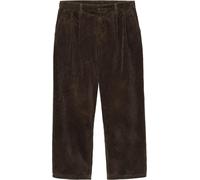 Carhartt WIP - Pantalon velours à la coupe ample - Evan Pant Tobacco Rinsed en Coton - Taille 40 FR - Marron Marron 40 FR