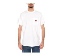 Carhartt Wip - Pocket Heart T-Shirt - Homme - Tops - Blanc - Taille: L