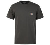 Carhartt wip pocket T-Shirt Mirage Gris - Avec Sacoche Poitrine Et Patch Logo