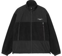 Carhartt WIP - Polaire bimatière décontractée - Edmore Jacket Fleece Black White - Taille L - Noir Noir L