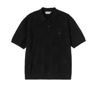 Carhartt Wip - Polo à Carreaux Noir Manches Longues - Homme - Tops - Noir - Taille: S