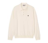 Carhartt Wip - Polo L/S Madison - Homme - Tops - Blanc - Taille: XS