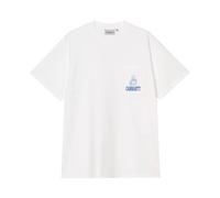 Carhartt Wip - Pond Corps Pocket T-Shirt - Homme - Tops - Blanc - Taille: L