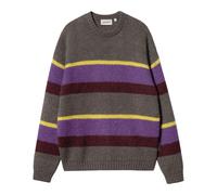 Carhartt Wip - Pull Alpaga Rayé Gris - Homme - Pulls - Multicolore - Taille: M