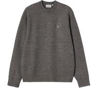 Carhartt WIP - Pull confortable - Curtis Sweater Tangled Graphite en Laine - Taille XL - Gris Gris XL