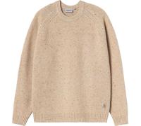 Carhartt WIP - Pull en laine - Anglistic Sweater Speckled Fleur de Sel en Coton - Taille M - Beige Beige M