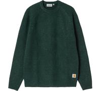 Carhartt WIP Pull-over 'Anglistic' sapin / blanc, Taille XL