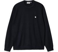 Carhartt WIP Pull-over 'Madison' bleu marine / blanc, Taille XL