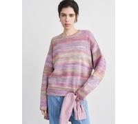 Carhartt WIP Pull-over 'Keenan' jaune clair / lavande / rose / blanc, Taille M