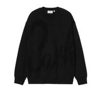 Carhartt Wip - Pull Perla Noir Design Graphique Élégant - Femme - Pulls - Noir - Taille: 38 FR
