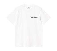 Carhartt Wip - S/S Archive Script T-Shirt - Homme - Tops - Blanc - Taille: L