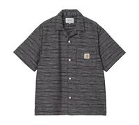 Carhartt Wip s/s chemise gellar - rayure gellar / noir BLACK L
