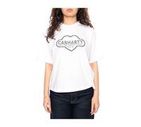 Carhartt Wip - S/S Cloud Heart T-Shirt - Femme - Tops - Blanc - Taille: 36 FR