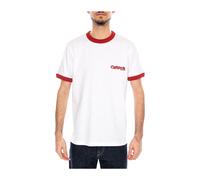 Carhartt Wip - S/S IP Ringer T-Shirt - Homme - Tops - Blanc - Taille: M