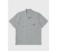 Carhartt Wip - S/S Leavel Stripe Shirt - Homme - Chemises - Blanc - Taille: 2XL