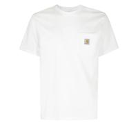 Carhartt Wip - S/S Pocket T-Shirt - Homme - Tops - Blanc - Taille: M