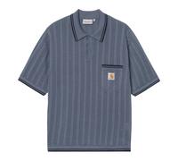 Carhartt Wip - S/S Ramsey Polo - Homme - Tops - Bleu - Taille: M