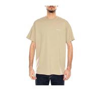Carhartt Wip - S/S Script Embroidery - Homme - Tops - Beige - Taille: M