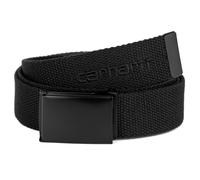 Carhartt wip script Boucle belt Tonale Noir - Ceinture Textile Avec Déployante