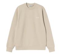 Carhartt Wip - Script Embroidery Sweat - Homme - Sweatshirts et sweats à capuche - Beige - Taille: M