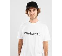 CARHARTT WIP T-Shirt S/S Script Homme Blanc, Blanc, XXL