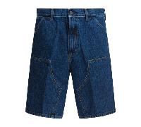 Carhartt wip short homme bleu double knee en coton - 30