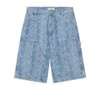 Carhartt Wip - Snake Nixon Double Knee Short - Femme - Shorts - Bleu - Taille: 36 FR