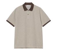 Carhartt Wip - SS Dion Polo - Homme - Tops - Beige - Taille: L