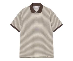 Carhartt Wip - SS Dion Polo - Homme - Tops - Beige - Taille: L