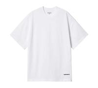 Carhartt Wip - SS Link Script T-Shirt - Homme - Tops - Blanc - Taille: M