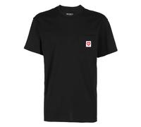 Carhartt Wip - SS Pocket Heart T-shirt - Homme - Tops - Noir - Taille: S