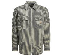 Carhartt WIP surchemise homme grise Mercer en coton rayé - S